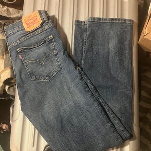 Levi's Men's Medium Blue Straight-Leg Jeans